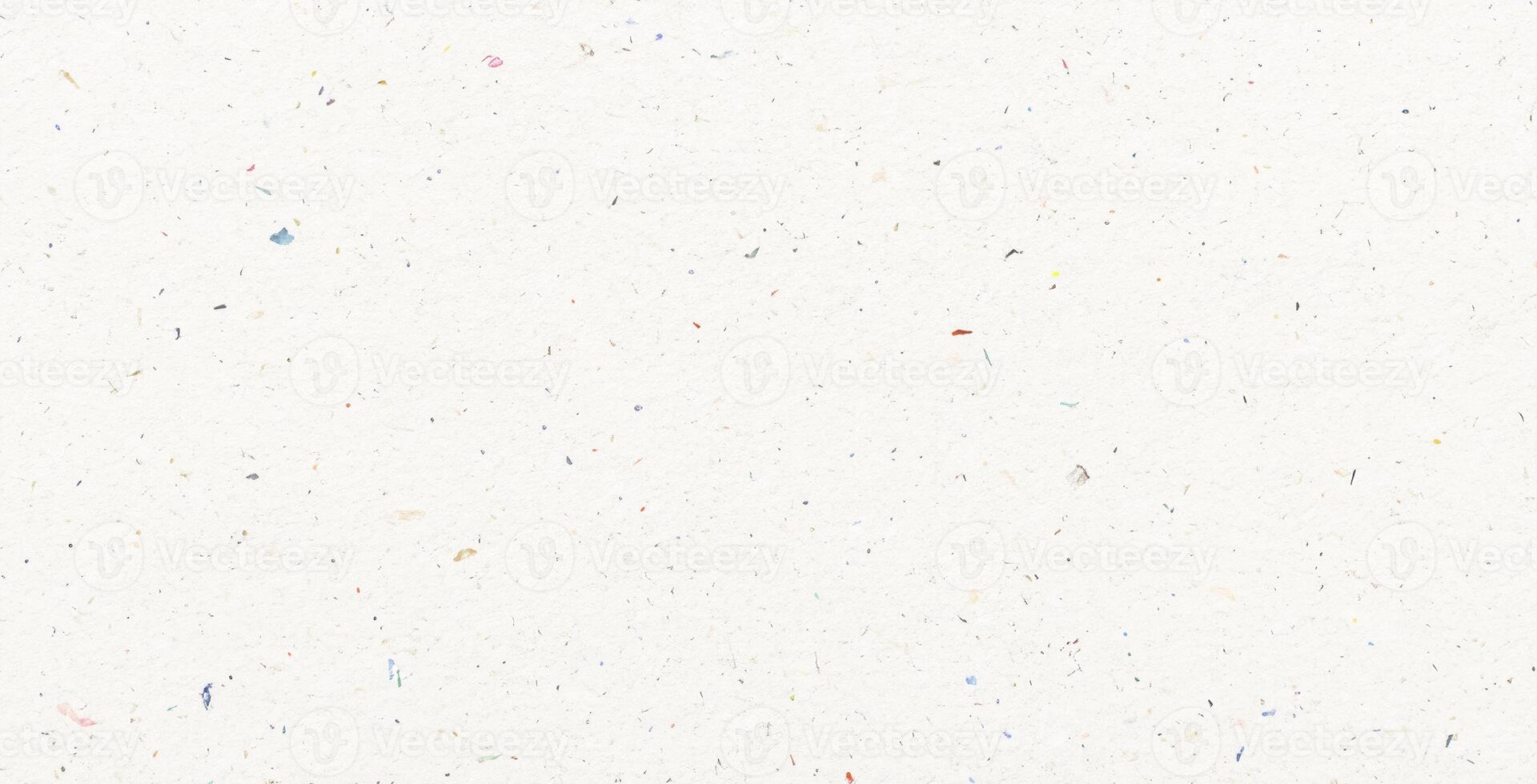 Recycled Paper Texture with Colorful Fibers photo
