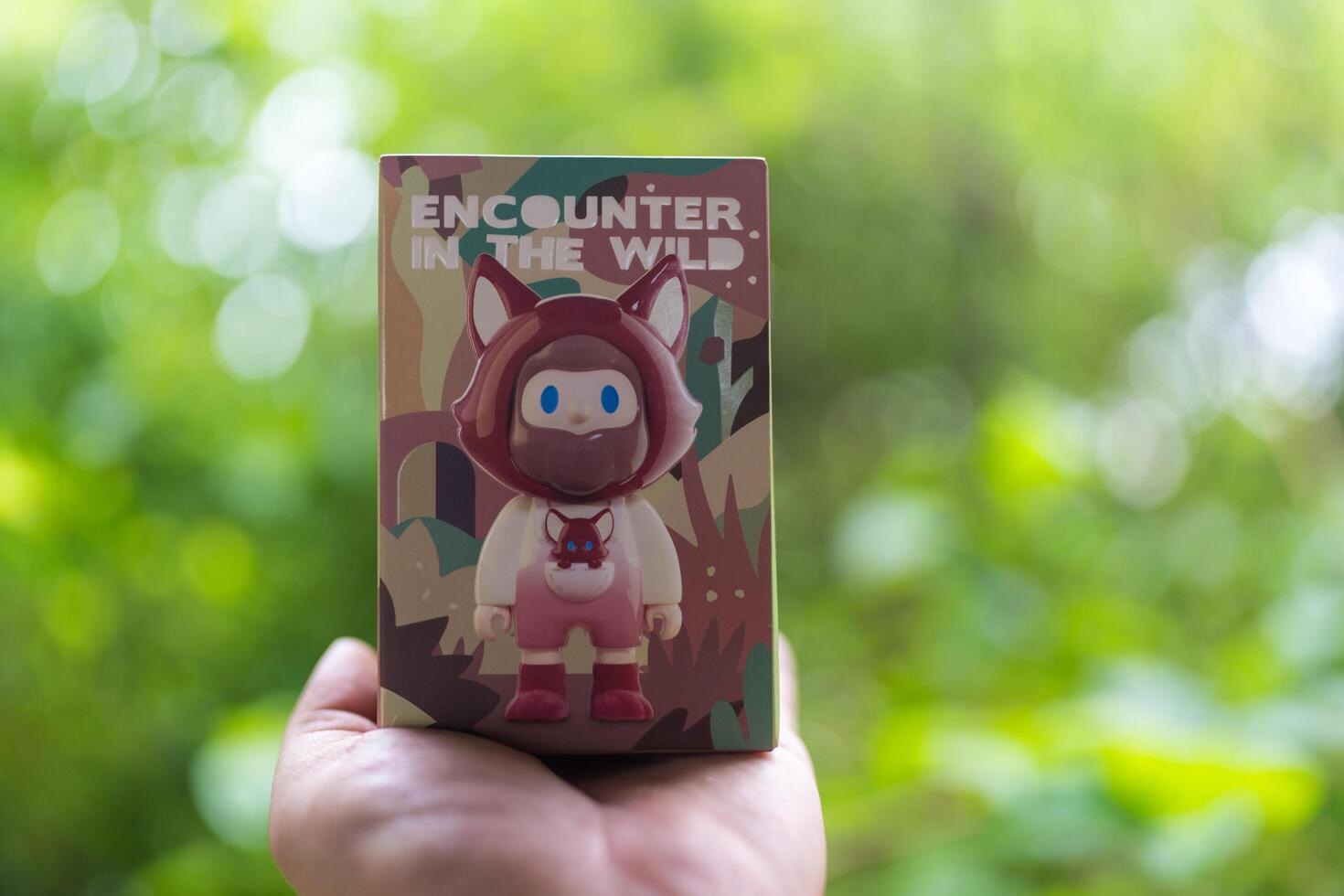 Bangkok, Thailand - May 15, 2025 Box of finding unicorn FARMER BOB Encounter in the wild series blind box. photo