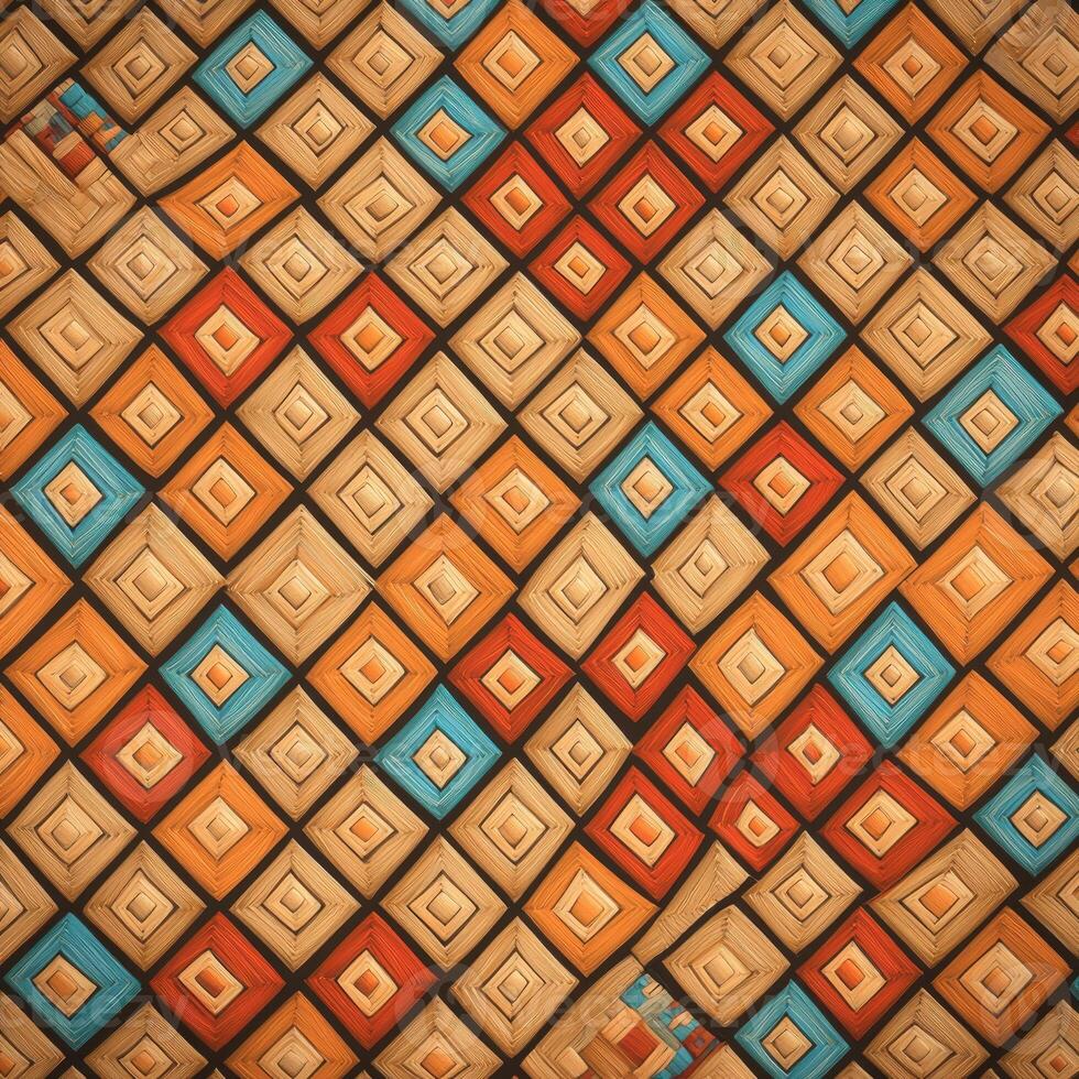 An abstract background with squares and squares photo