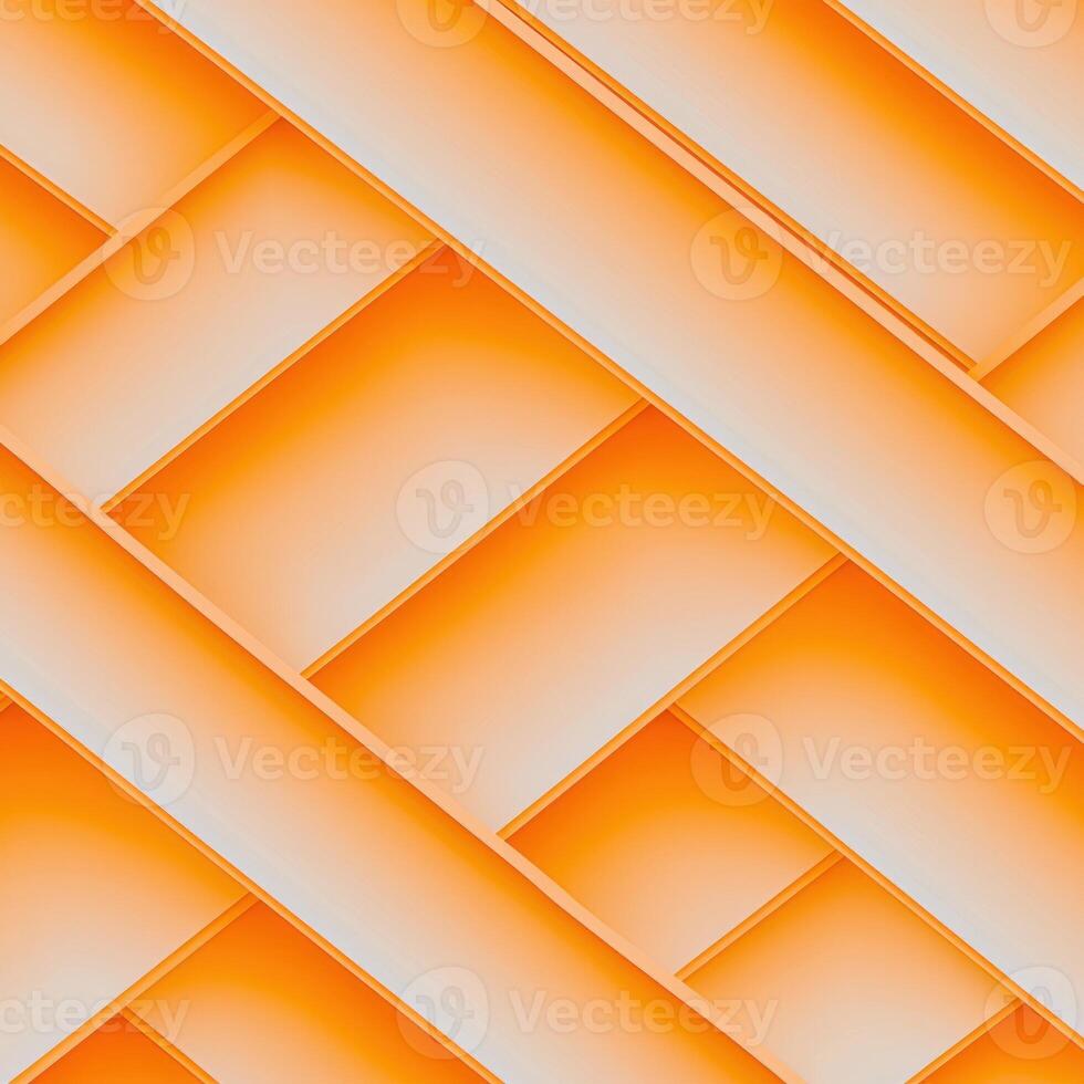 An orange and white abstract background with squares photo