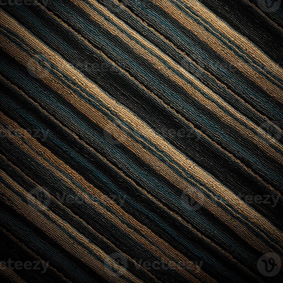 A black and blue striped background with a dark background photo