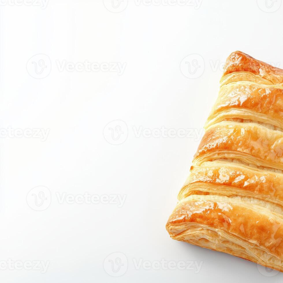 A pastry on a white surface photo