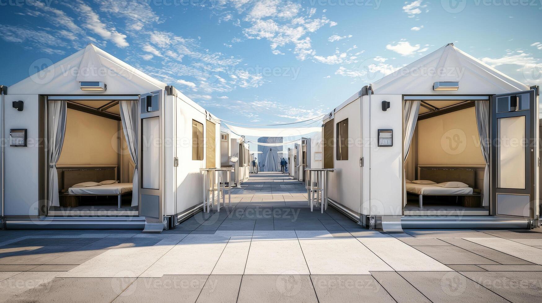 The world's first luxury hotel with a floating roof photo