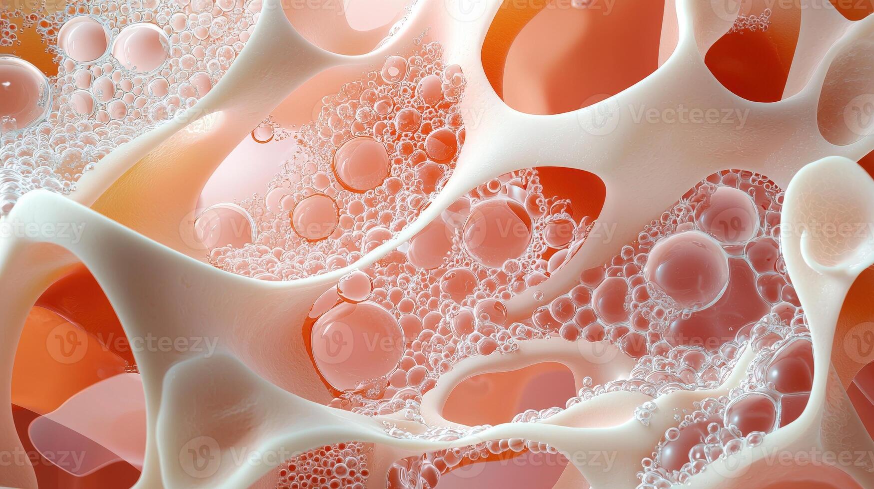 A close up of a bubble of water photo