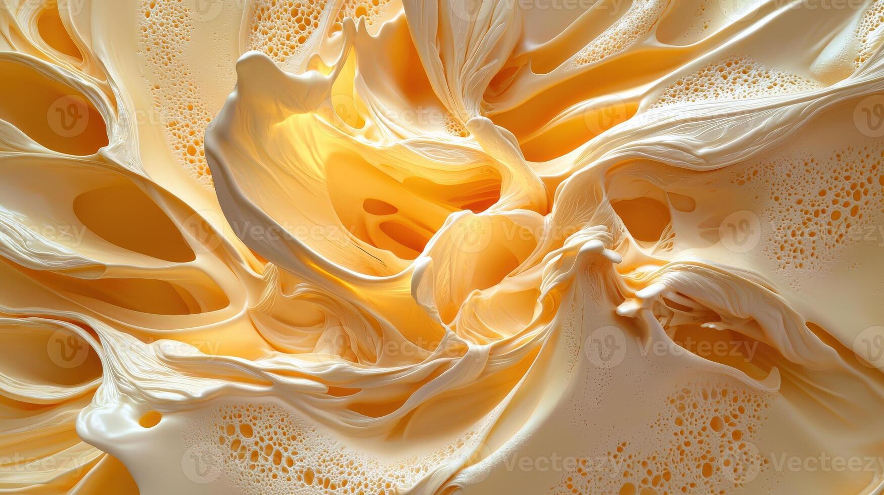A close up of a flower with swirls photo