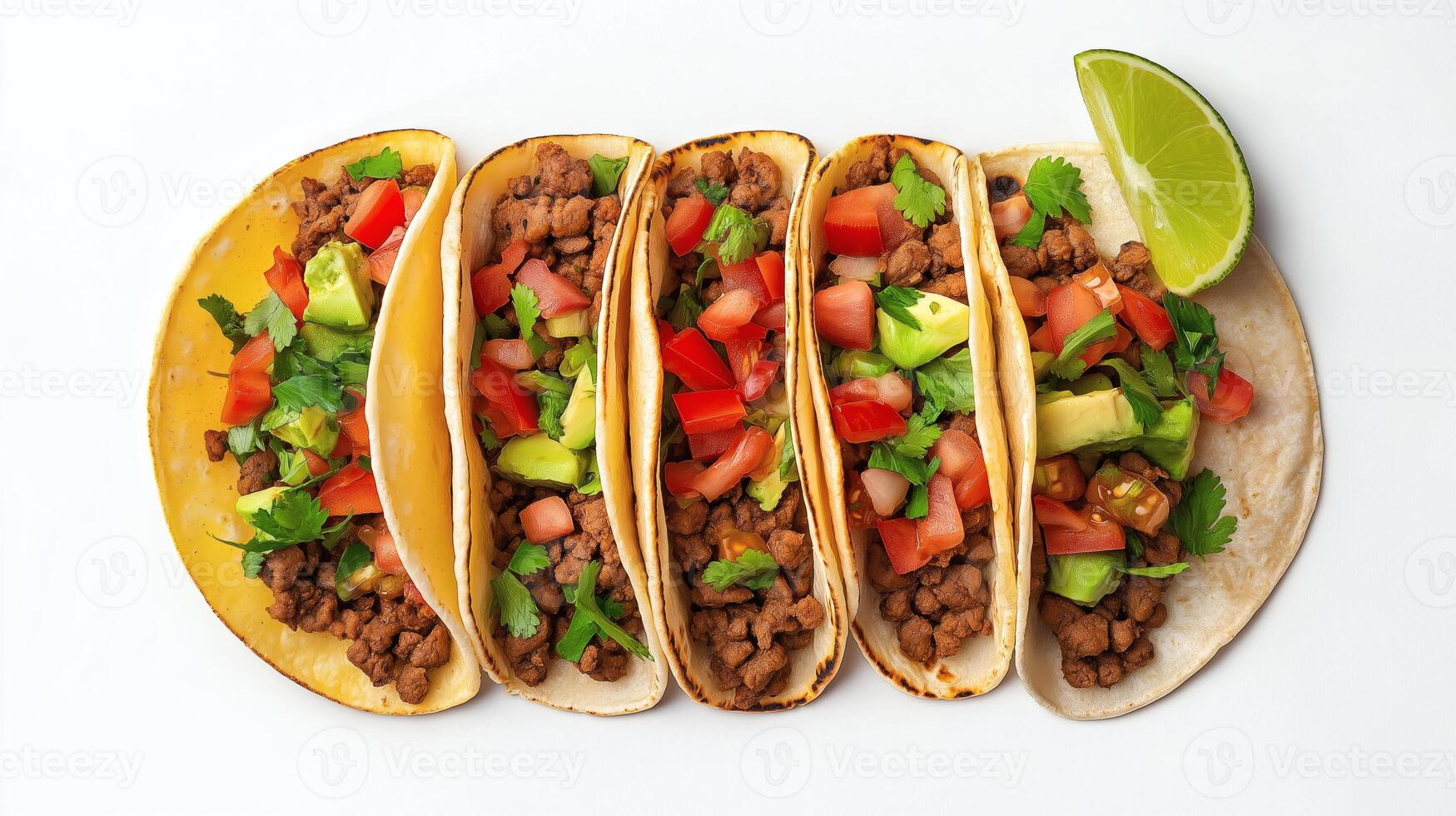 Authentic Beef Tacos with Fresh Avocado and Cilantro photo