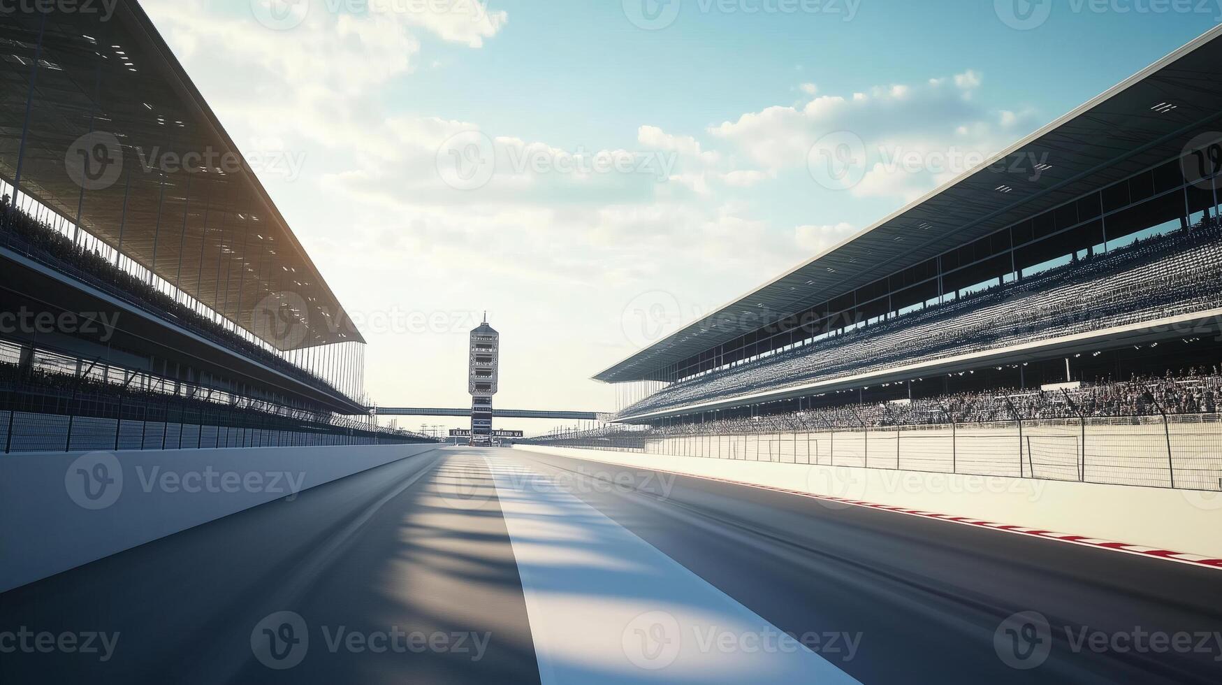 Empty Racing Circuit photo