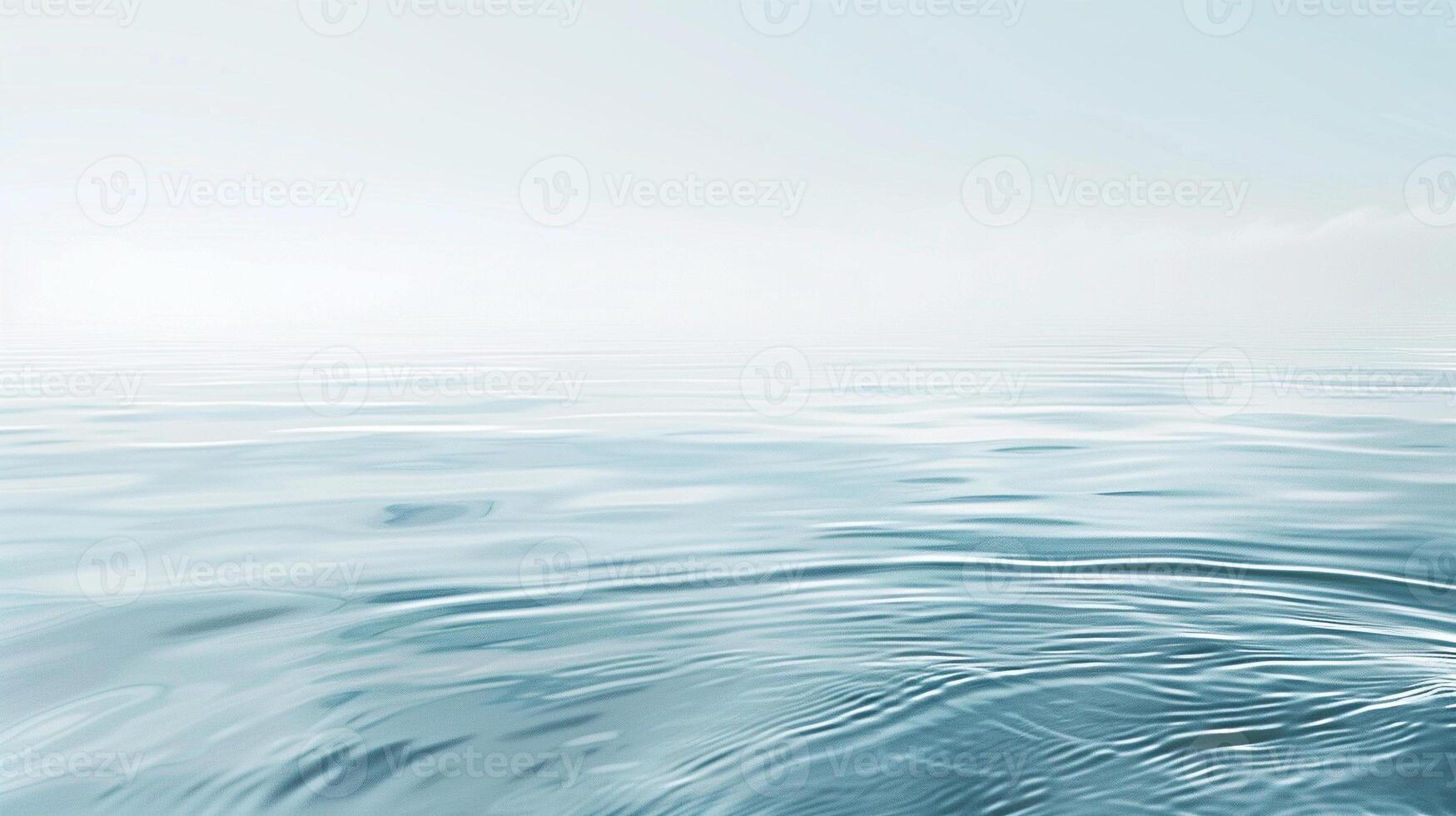 A calm body of water with no visible land photo