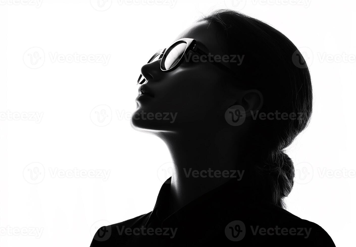 A woman wearing sunglasses photo
