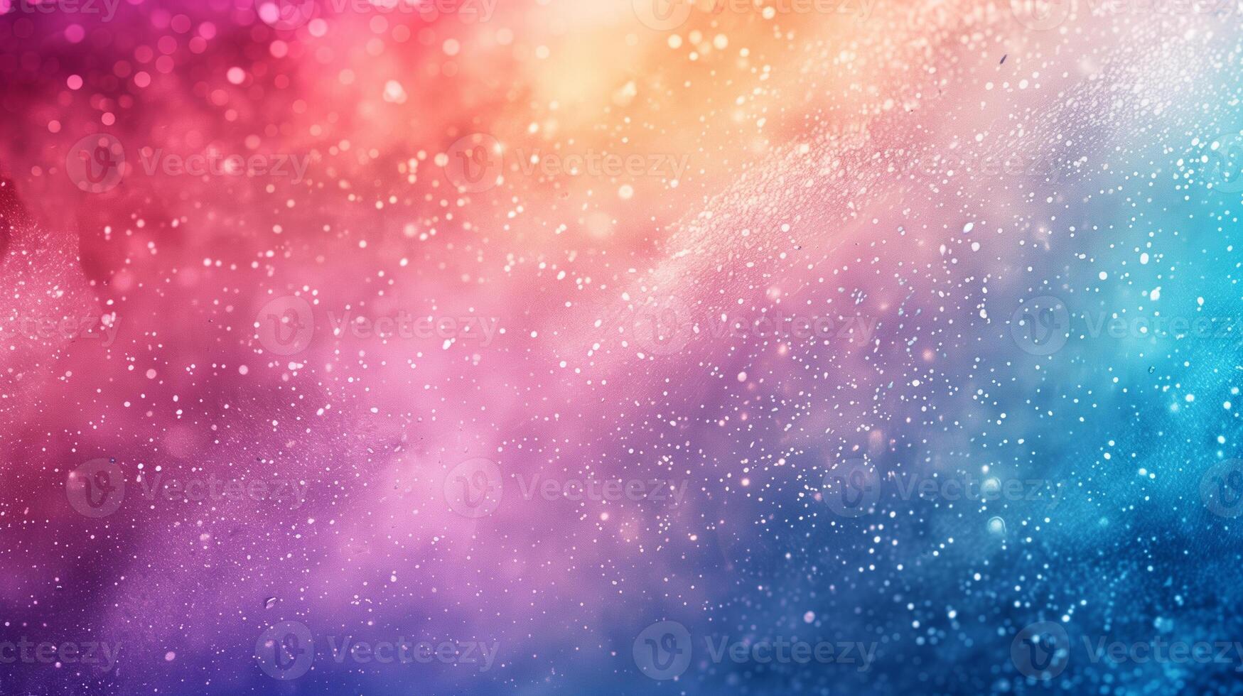 A colourful background with a lot of glittery stars photo