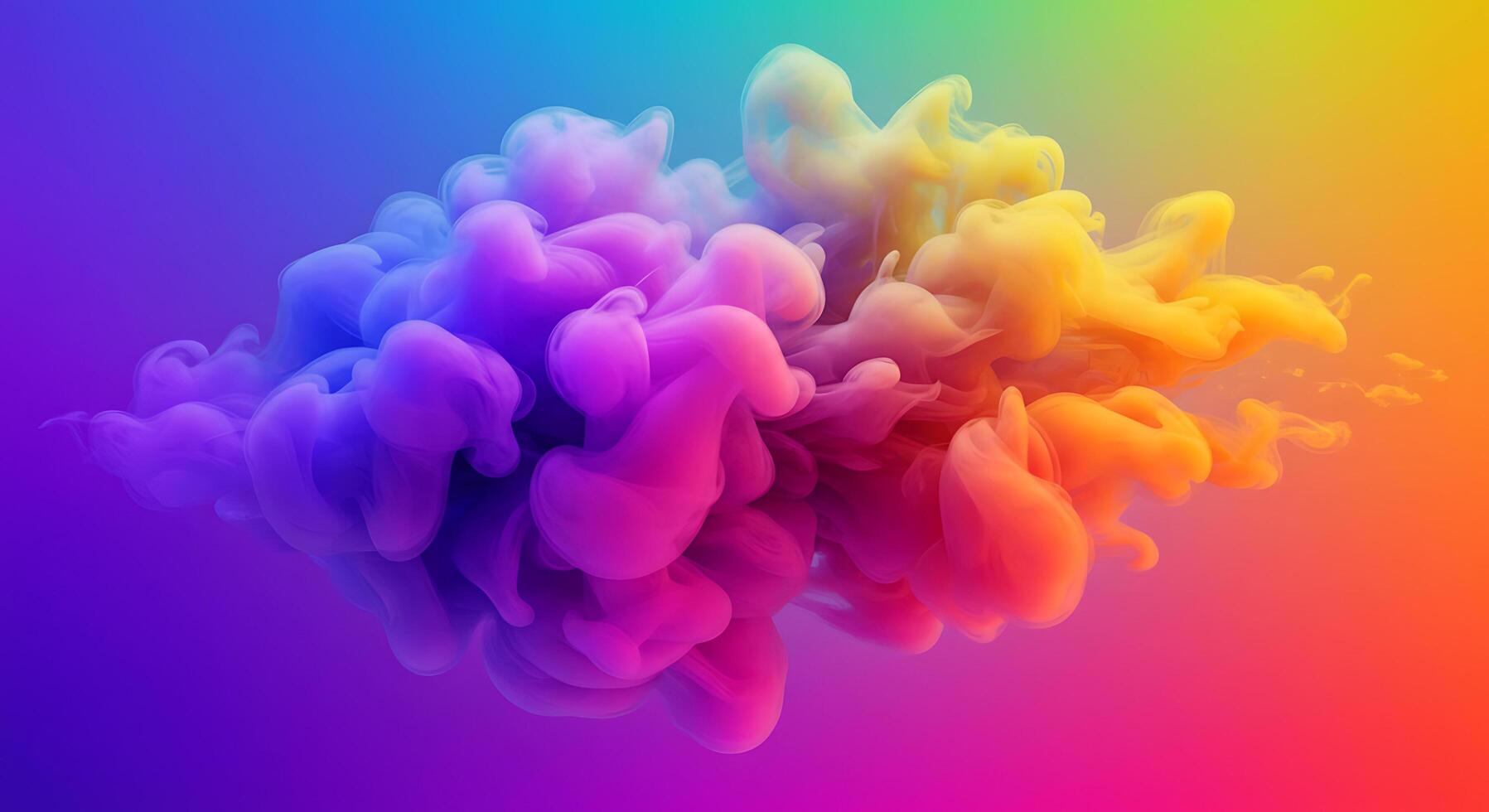 Colorful ink on a colorful background photo