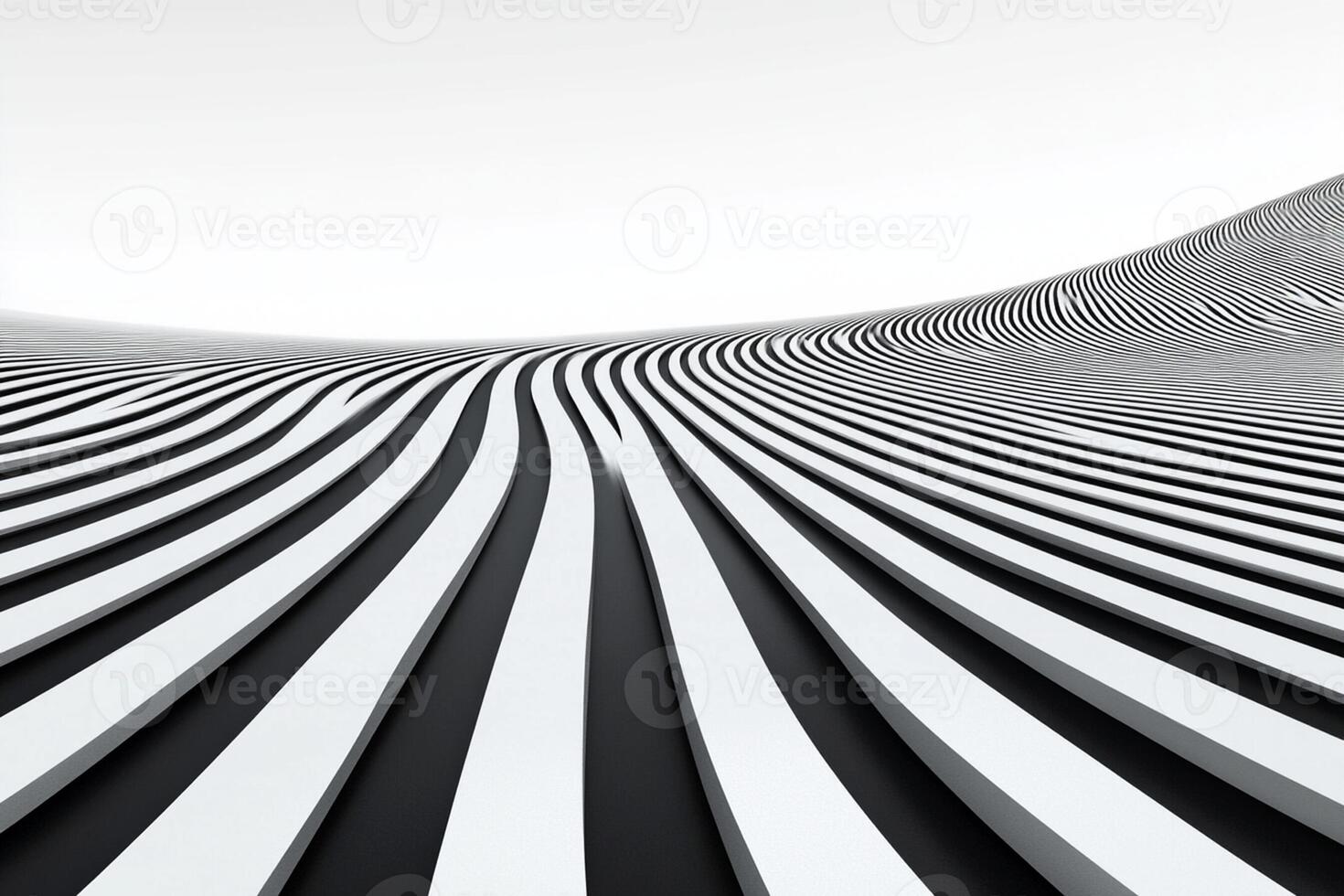 A black and white image of a wave pattern photo