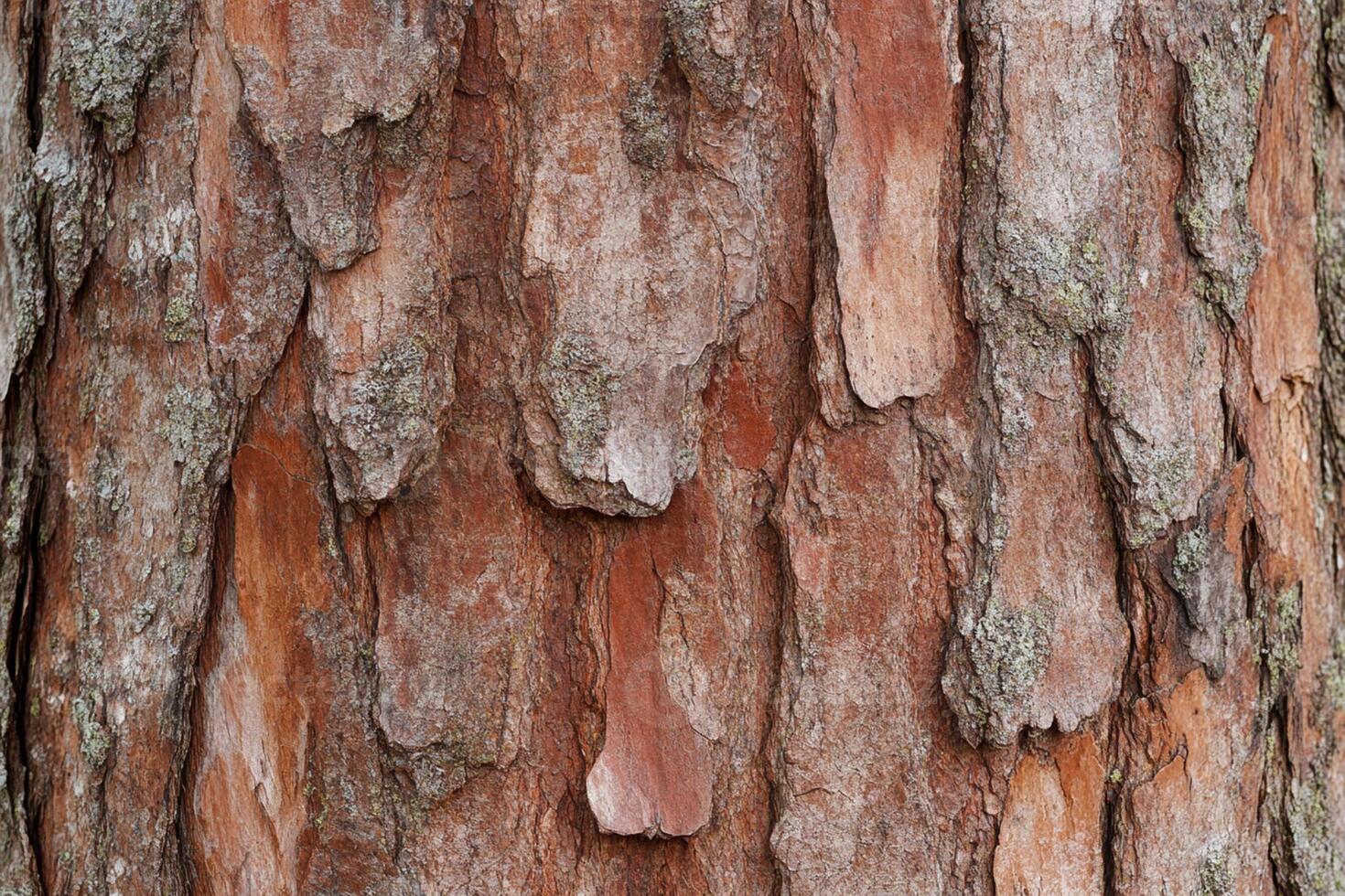 A close up of a tree trunk with bark photo