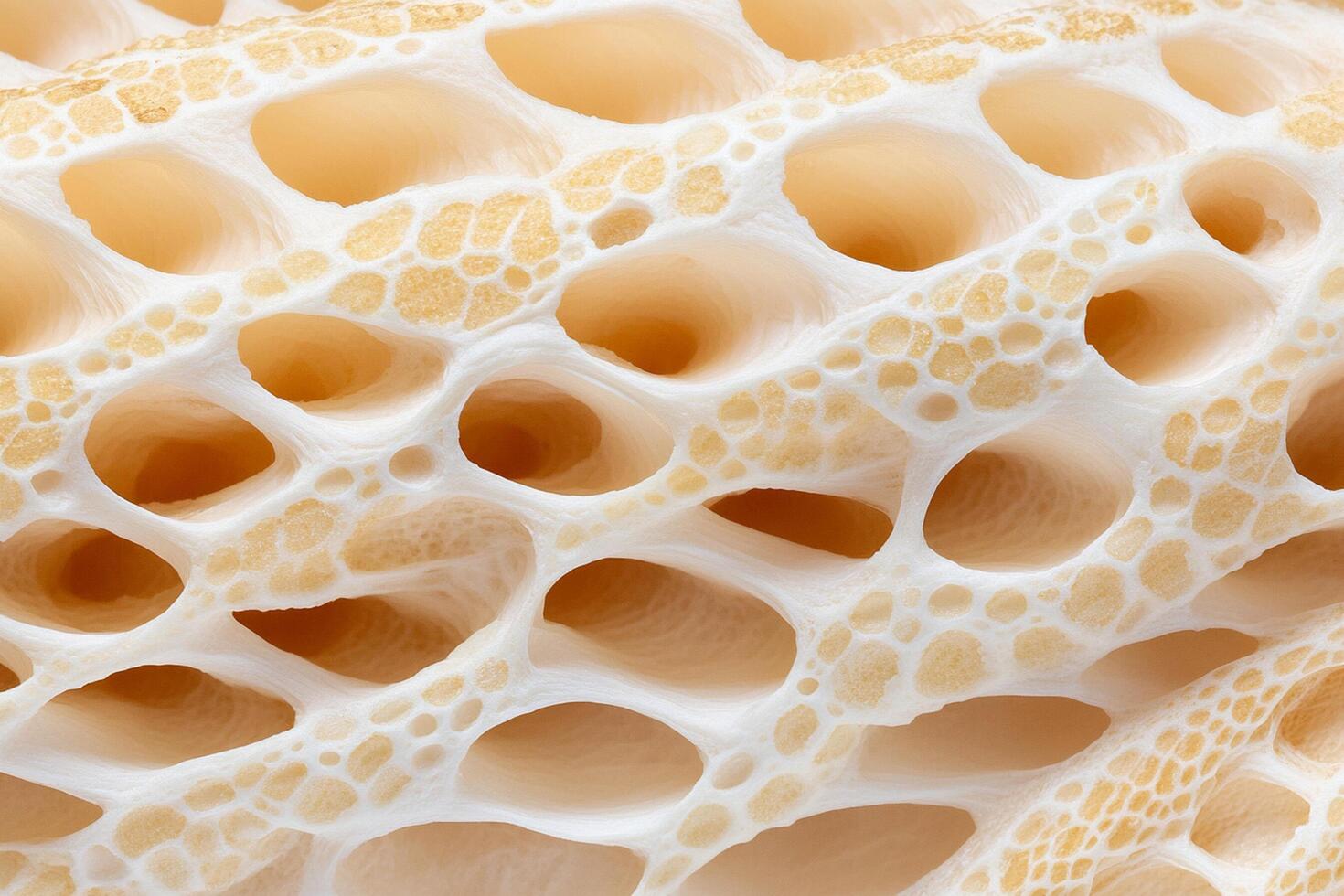 A close up of a piece of bone photo