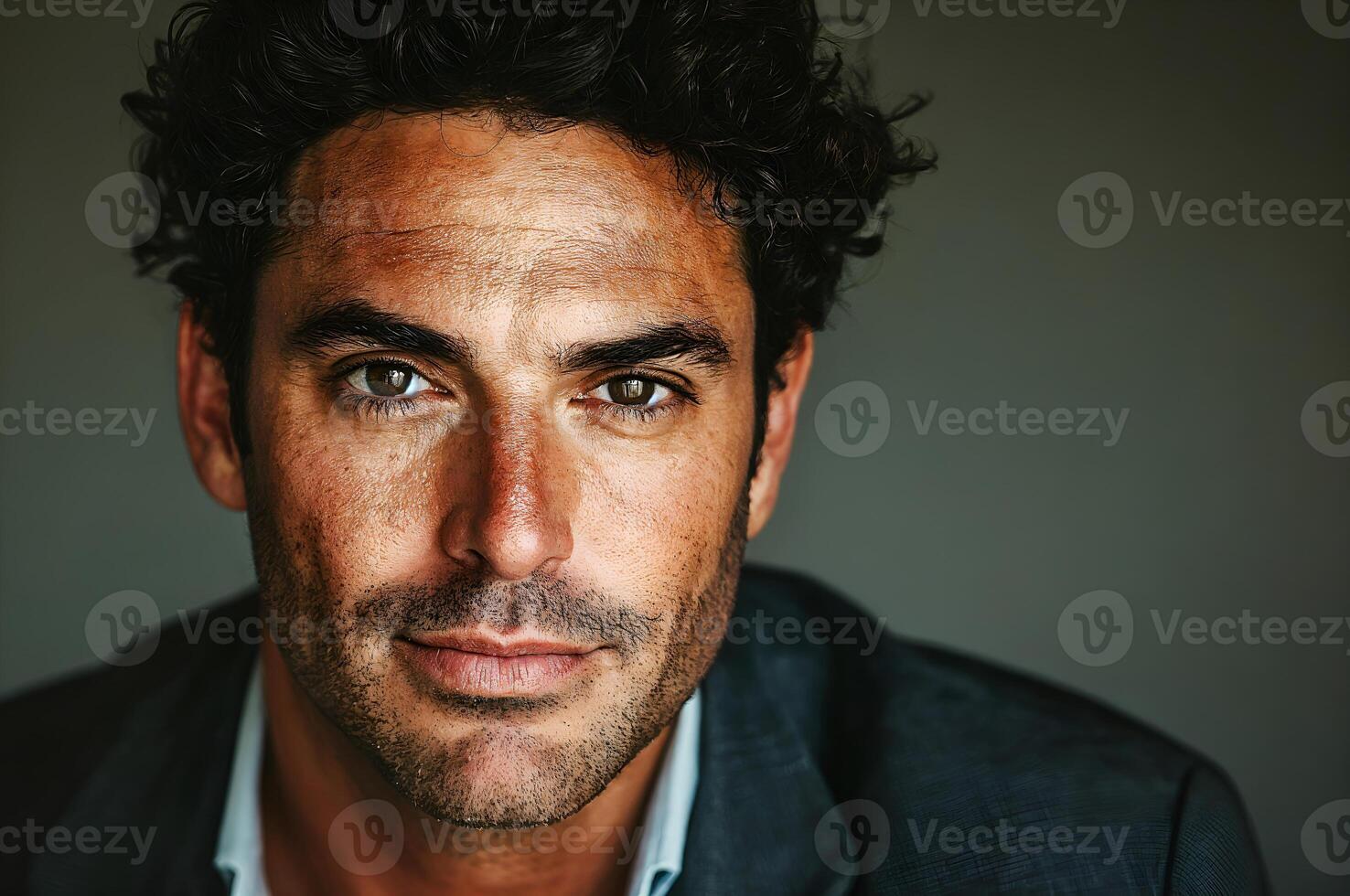 Confident male entrepreneur posing for business portrait photo