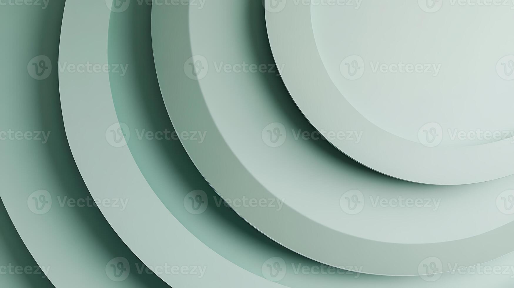 Subtle concentric circles on a soft mint backdrop3581 photo