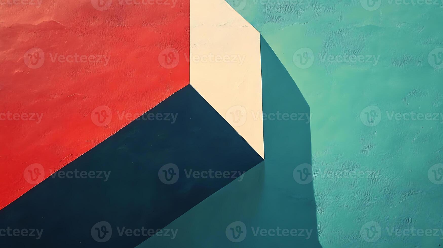 Subtle abstract hexagons on a soft teal backdrop3295 photo