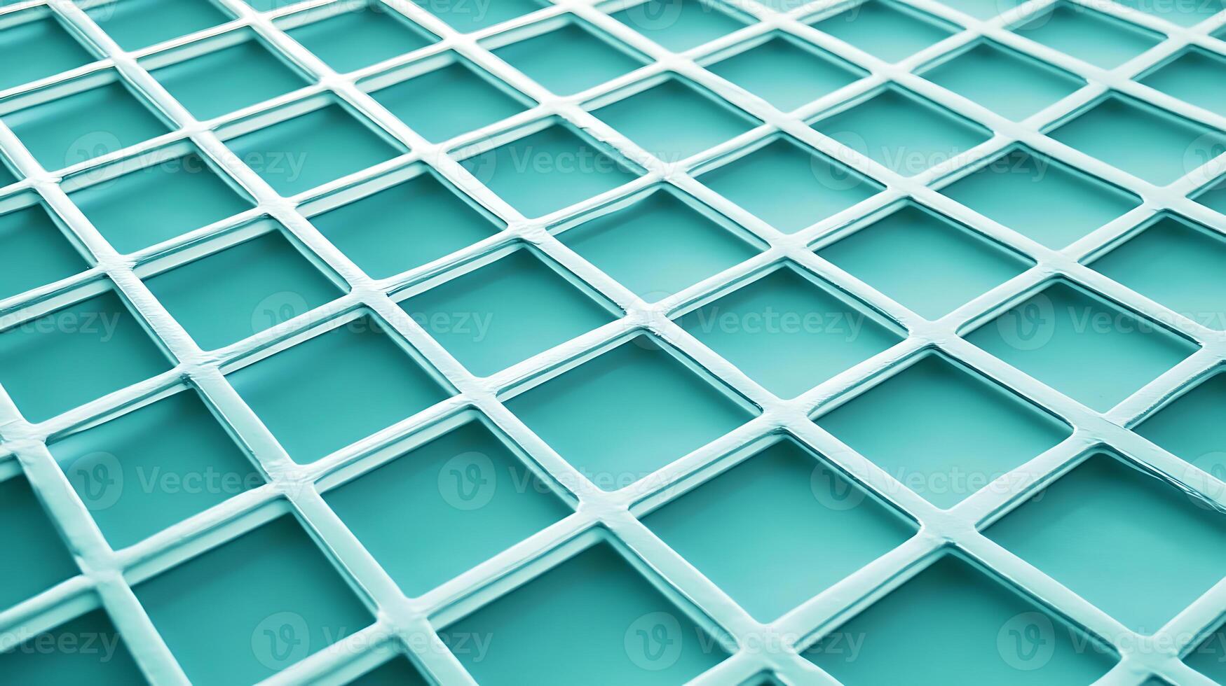 Geometric angular grid on a soft light teal background1929 photo