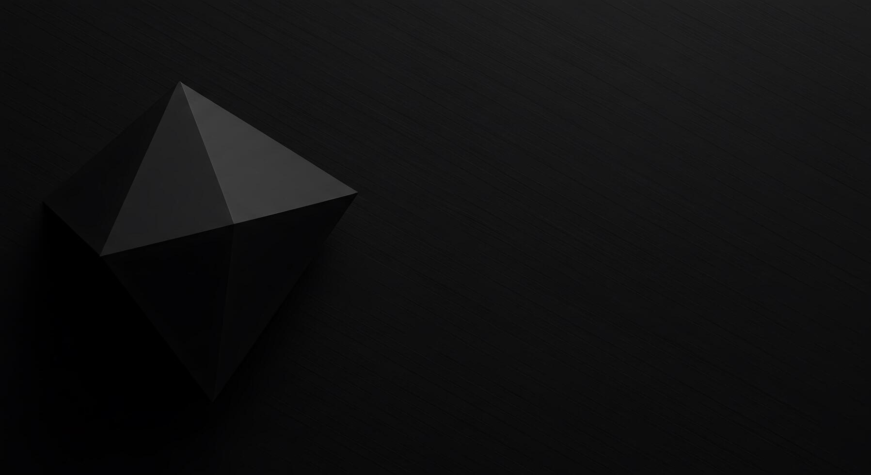 A black and white photo of a diamond