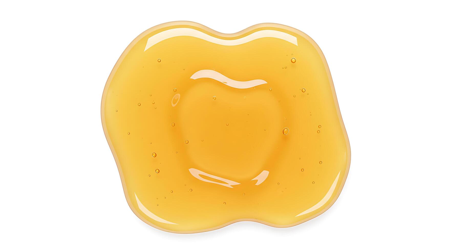 A piece of honey on a white surface photo