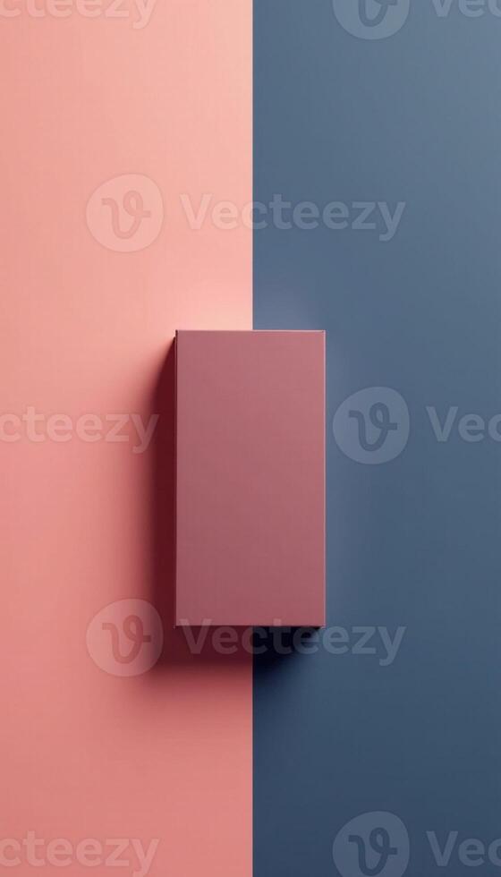 Two different colors on a pink and blue background photo