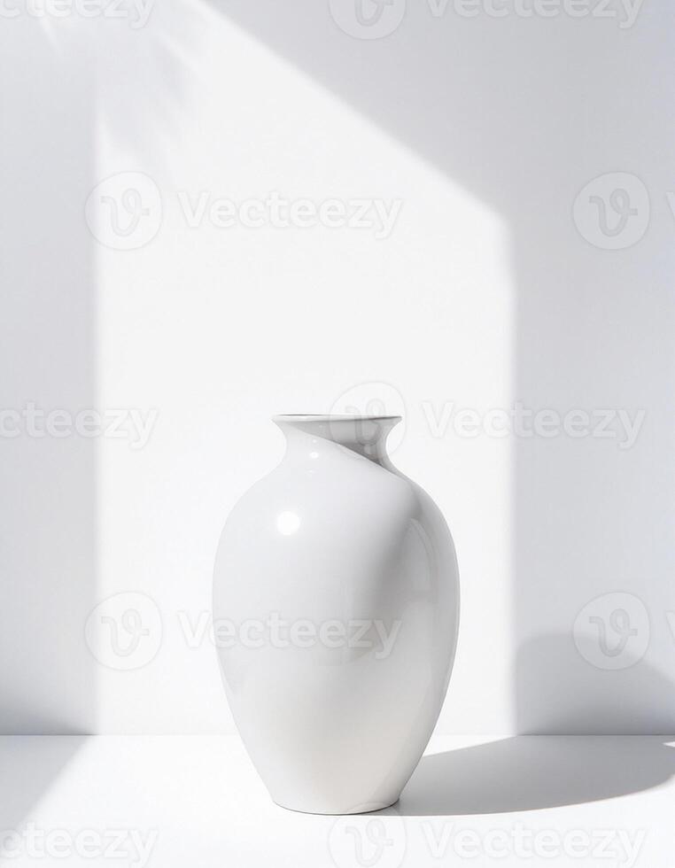 Miniature Pot with Floating White Field Sprigs photo