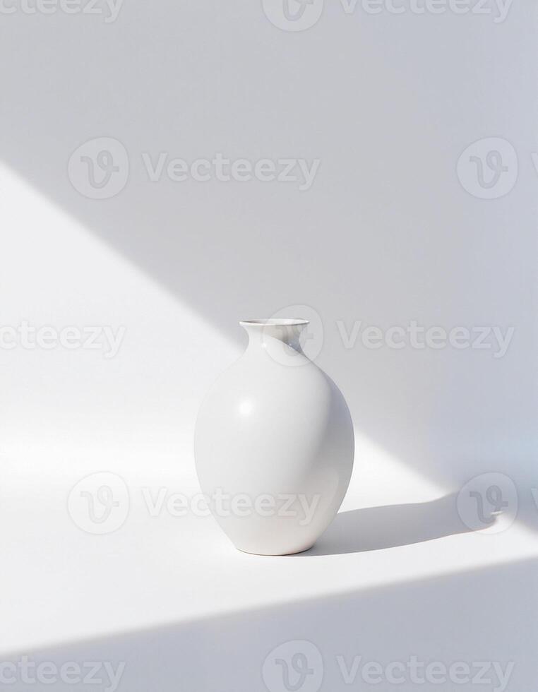 Soft Bulb Vase in Low Angle Light photo
