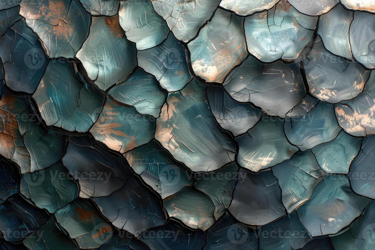 Abstract pattern of textured, cracked surface. photo