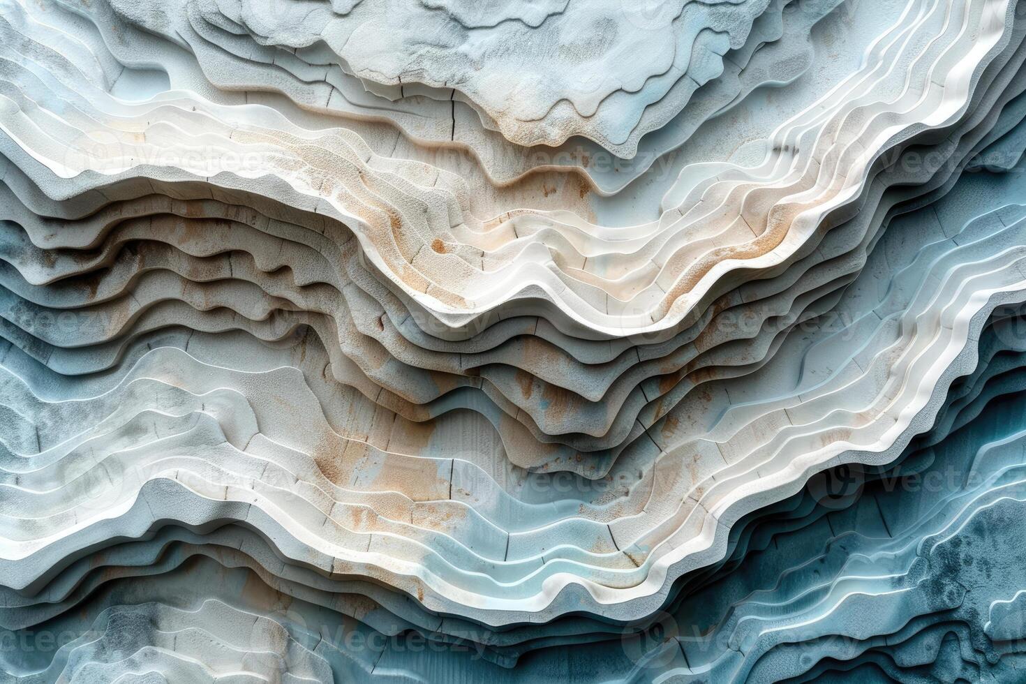 Abstract layered design of pale colors and textures. photo