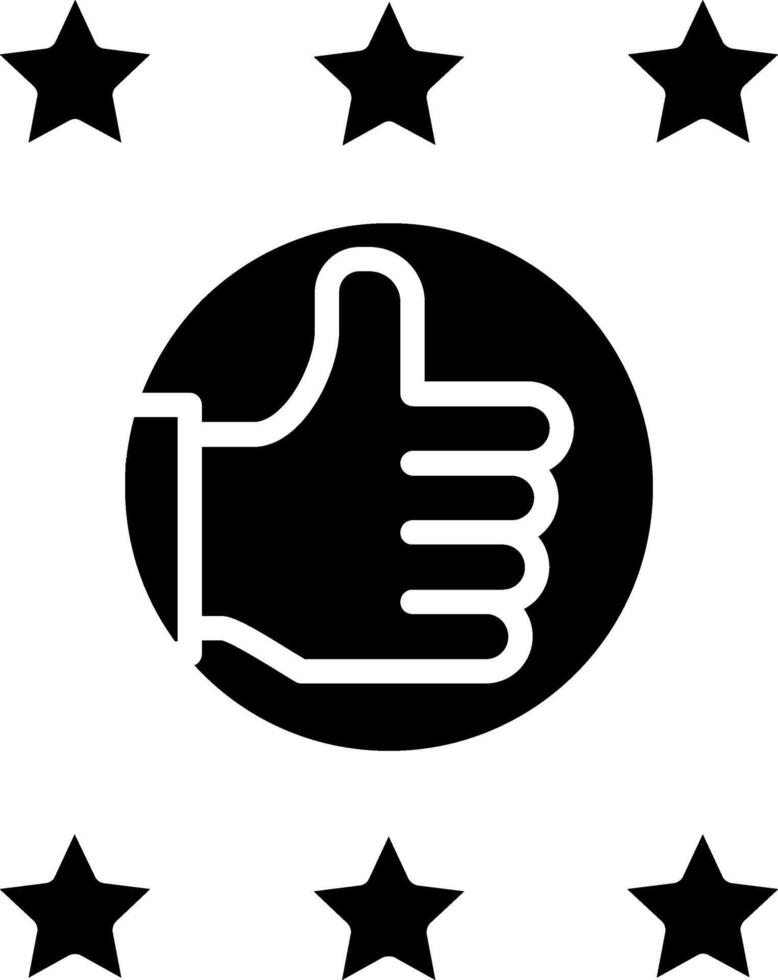 Thumbs up icon vector