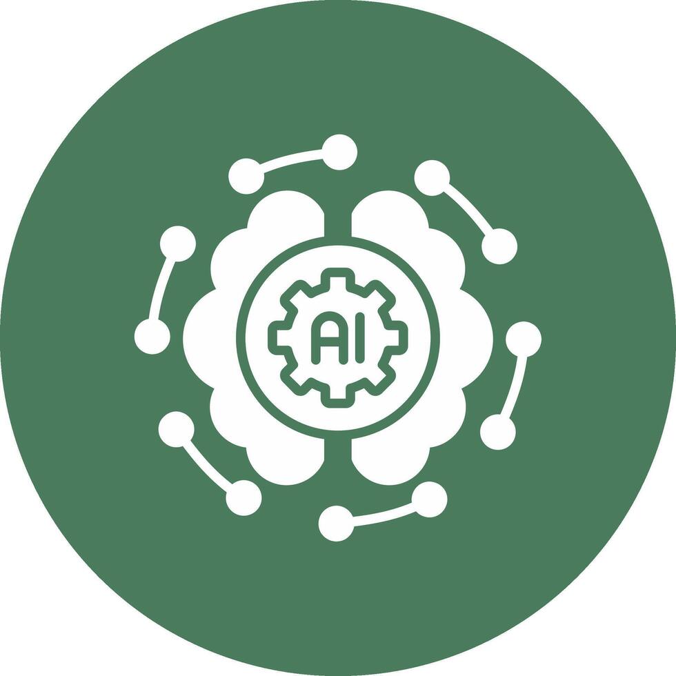 Ai technology in the cloud vector