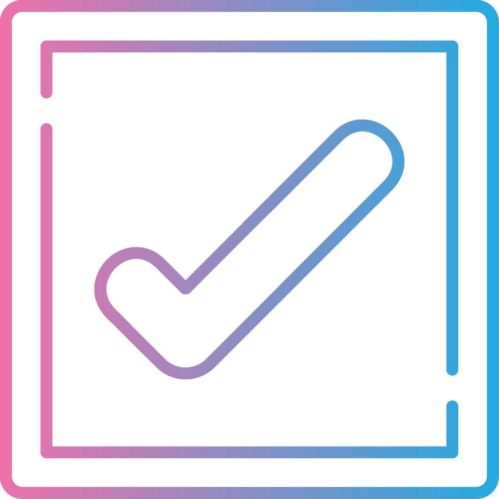 Check mark icon illustration vector