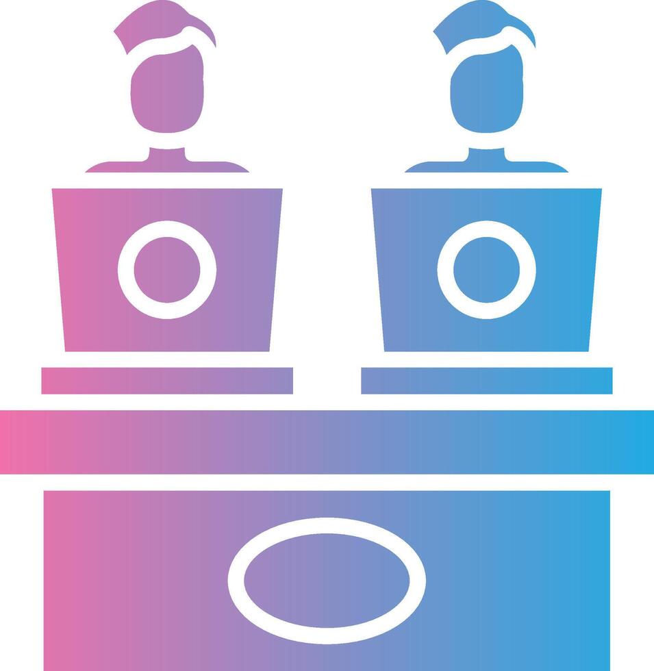 Coworking Minimal Art Object vector