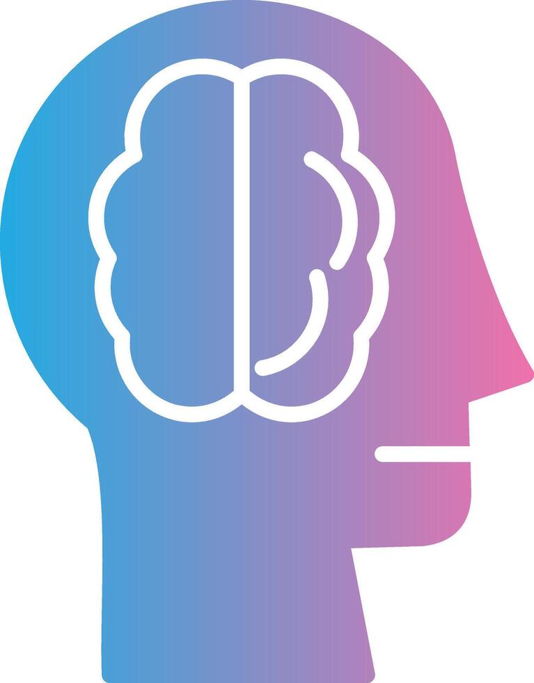 Head 3D Rendered Symbol vector