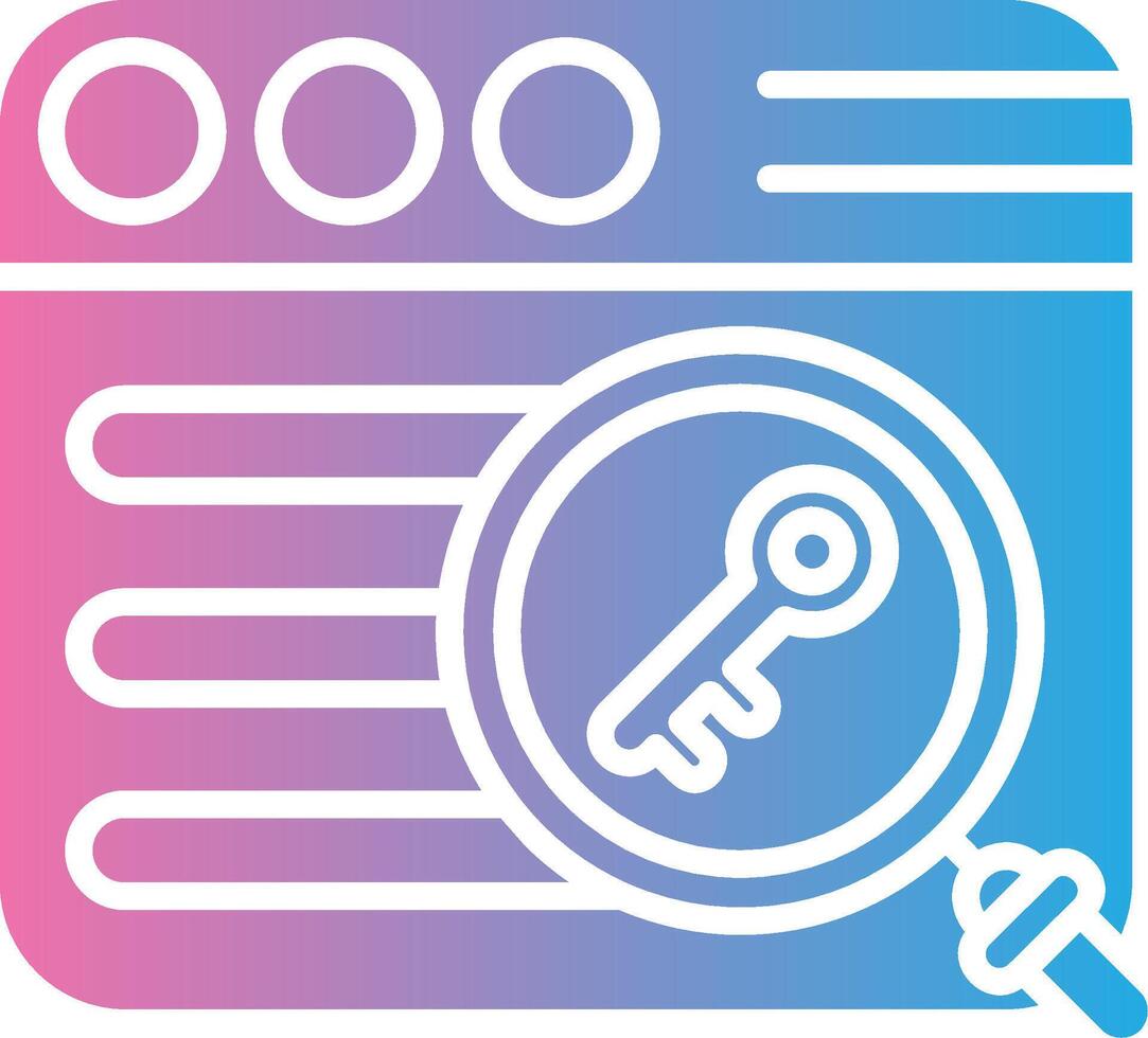 Keyword Muted Color Design vector