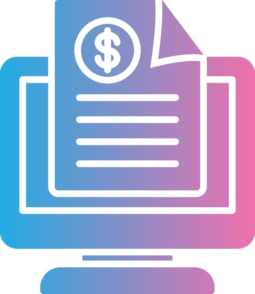 Invoice slip Clean Frame Object vector