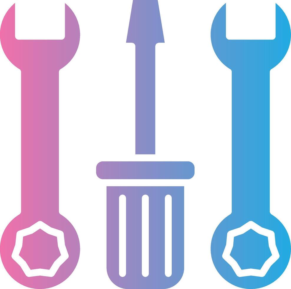 Screwdriver Geometric App Mark vector
