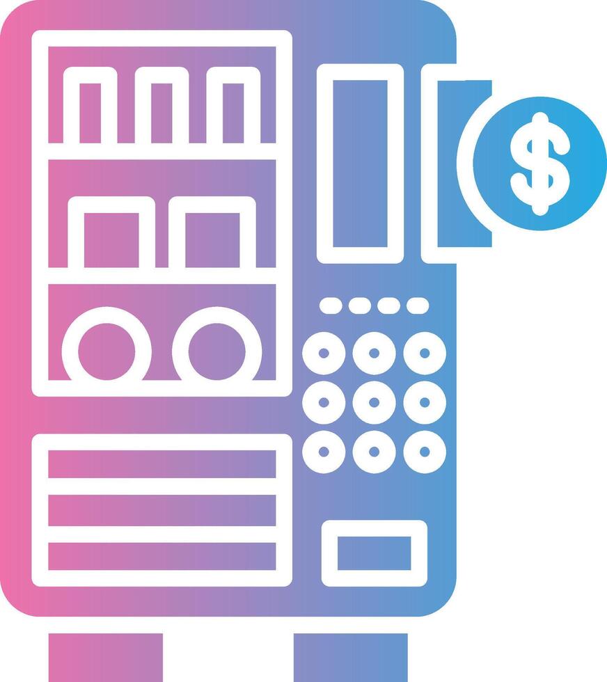 Vending Machine Responsive App Shape vector