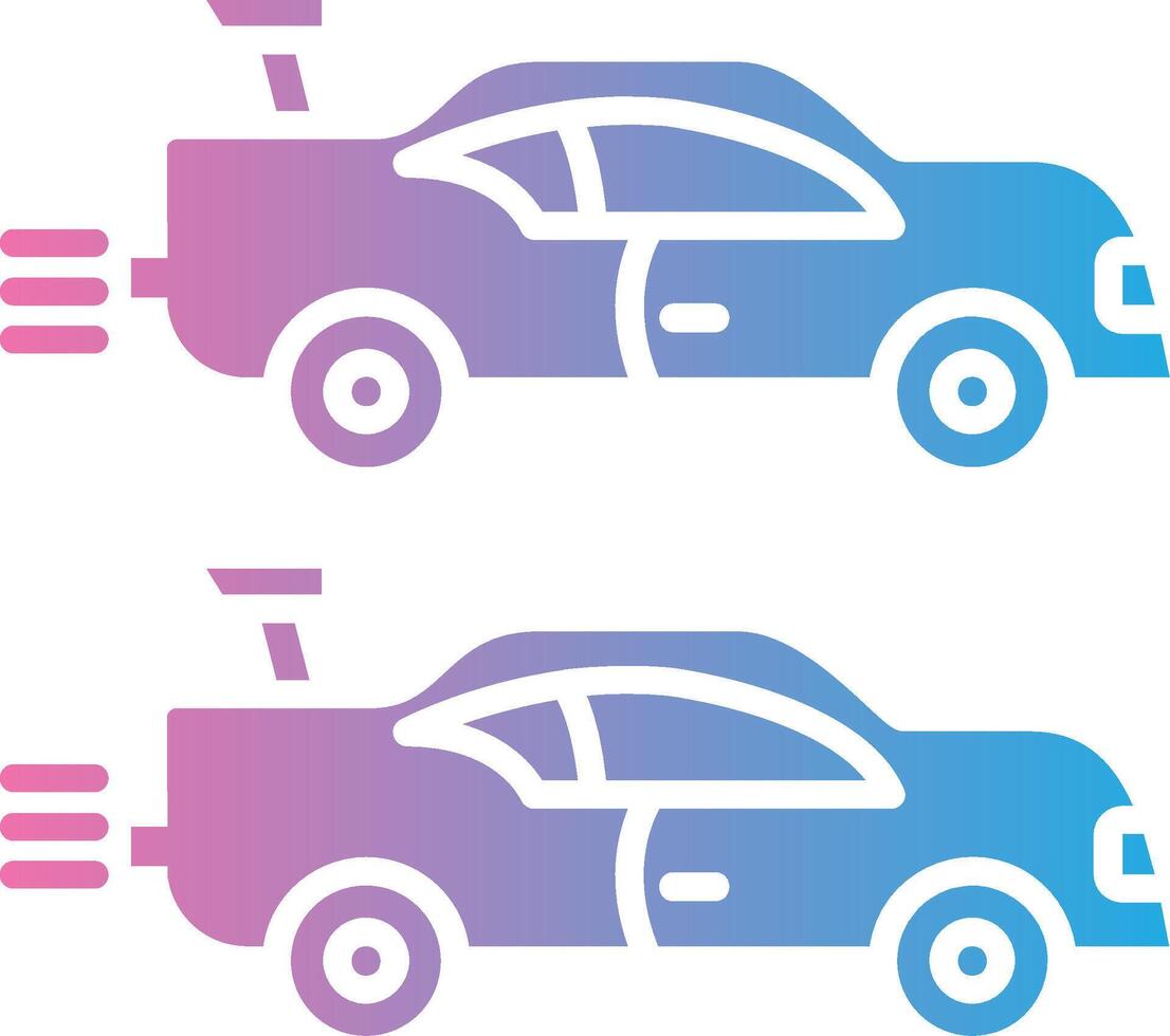 Car Race App-Based UI Graphic vector
