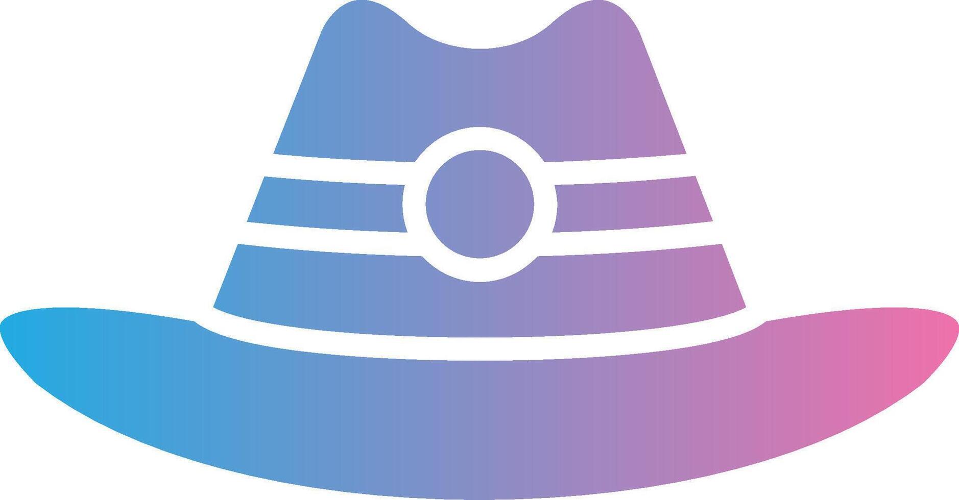 Cowboy Hat Responsive App Shape vector