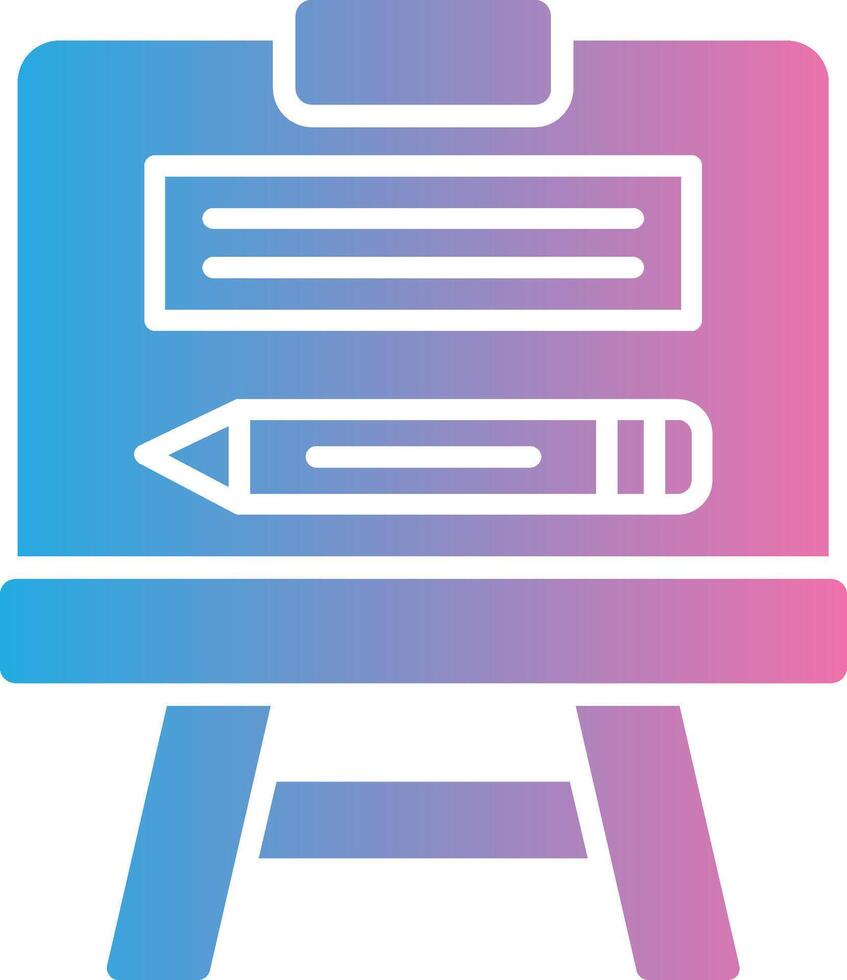 Easel Mobile App Illustration vector