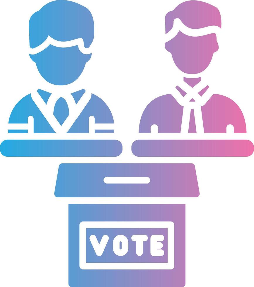 Elections Futuristic UI Mark vector