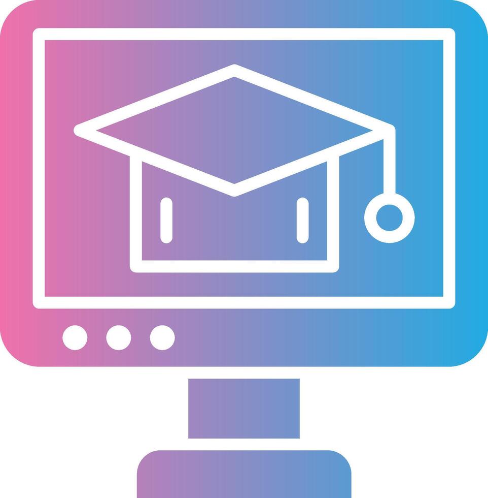 Online Course Sharp Line Mark vector