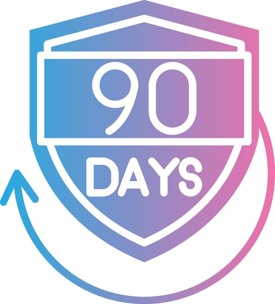 90 Days UX Focused Shape vector