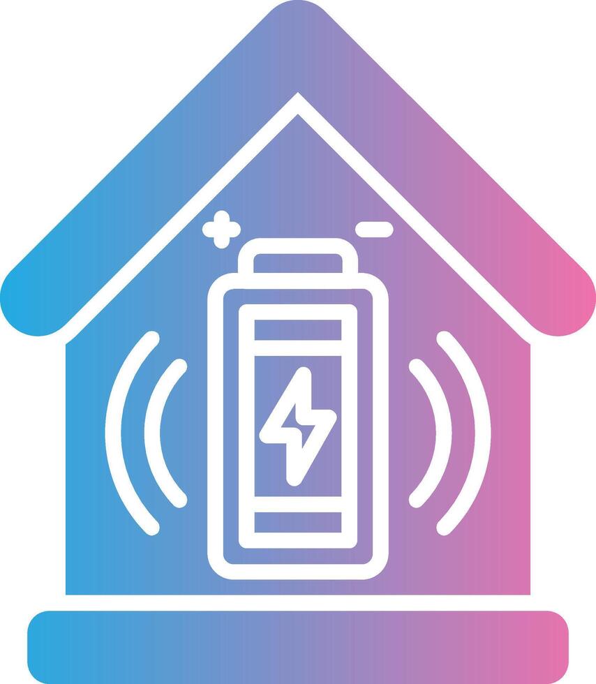 Battery Gradient Color Form vector