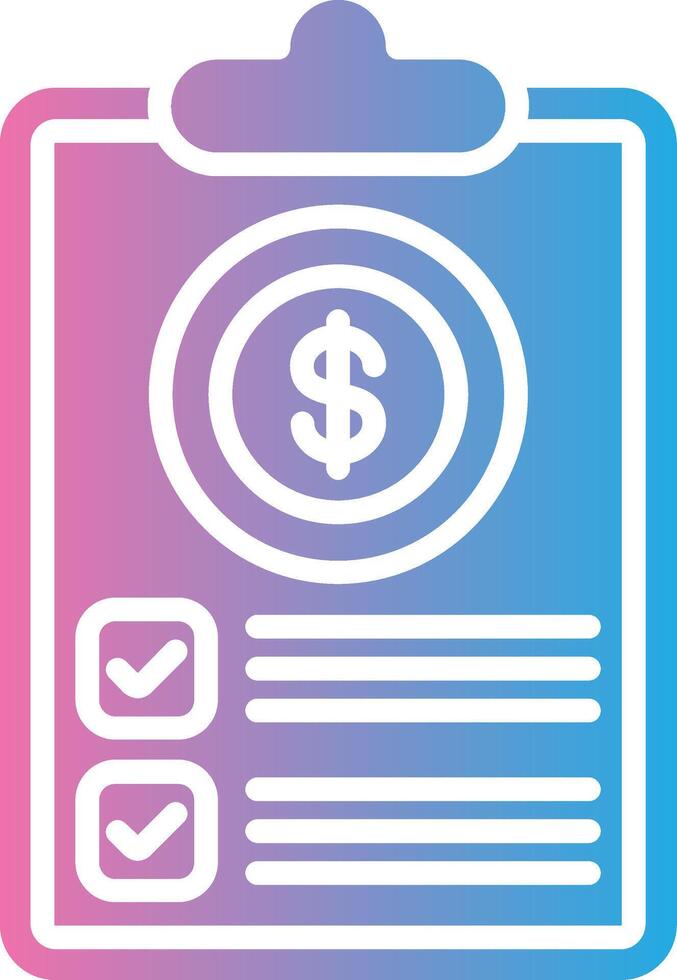 Clipboard Bold App Graphic vector