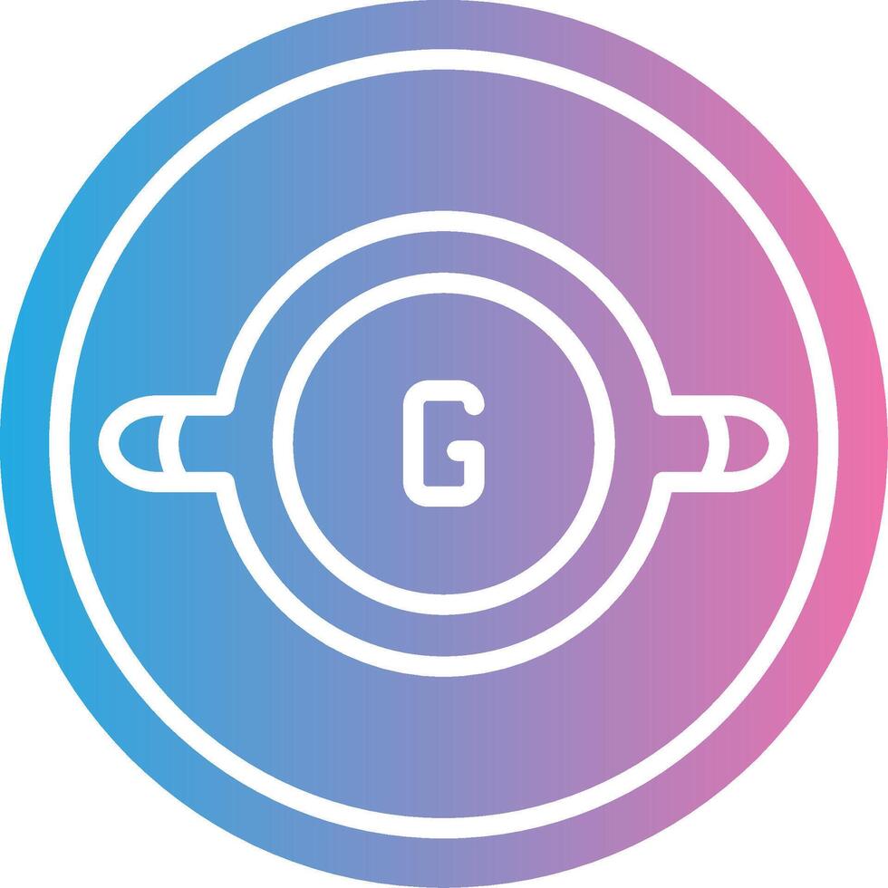 Electric Generator Simplified Line Mark vector