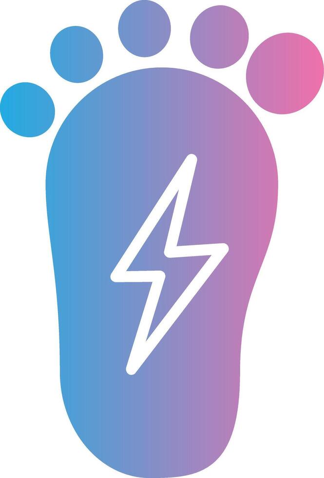 Foot Modern Interface Badge vector