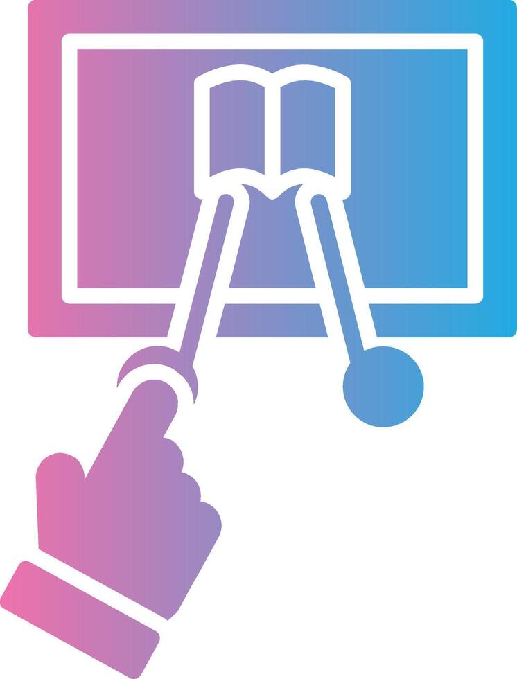 Interactive UI Badge vector