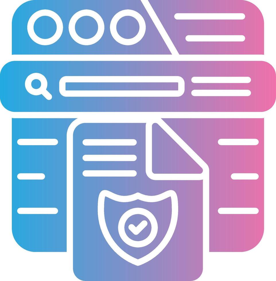 Privacy Policy Sharp Line Mark vector